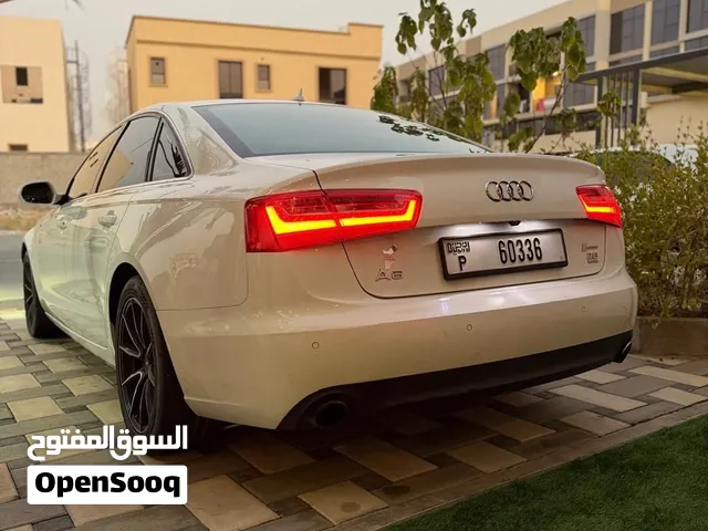 Audi A6 S Line 2013 gcc أودي a6 2013 خليجي سحب شركة  بحاجة صيانات تجميلية بسيطة صبغ وكالة