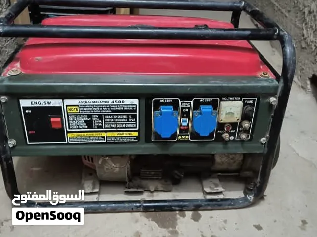 مولد كهرباء بنزين ASTRA 4500 (قدرة 2.2KVA) بحالة ممتازة للبيع