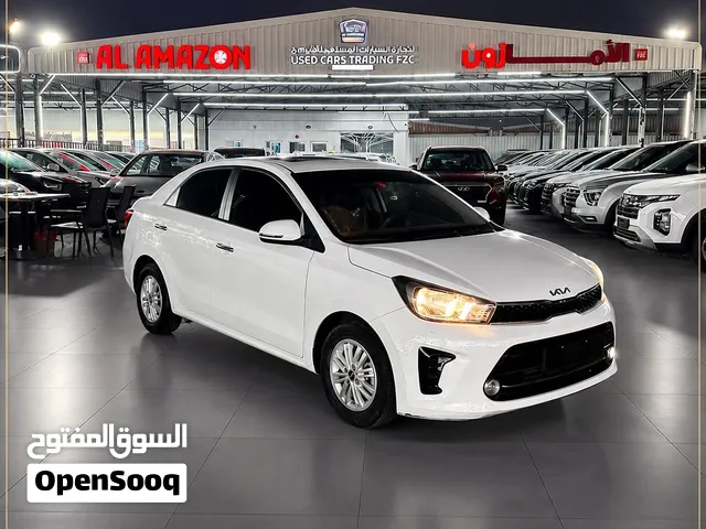 Kia Pegas EX with sunroof 2023 GCC Specs original painting & free accidents with low milage