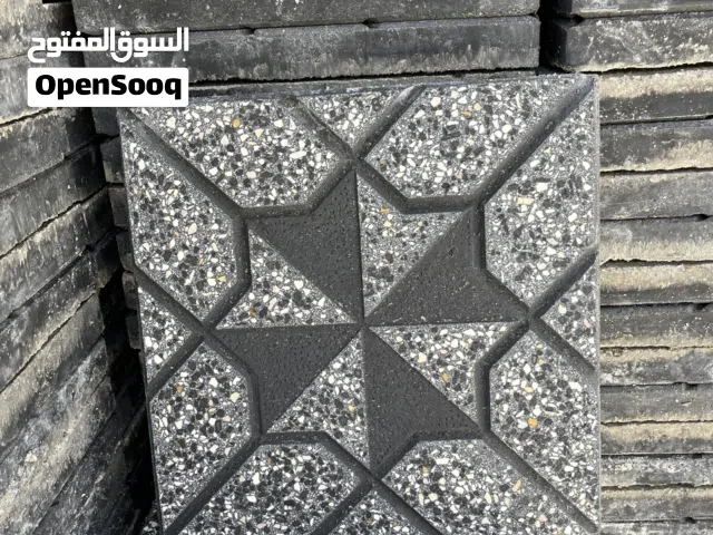 بلاط مزايكو وبلاط ارصفه واسمنتي وكندرين اسمنتي وبازلت،..