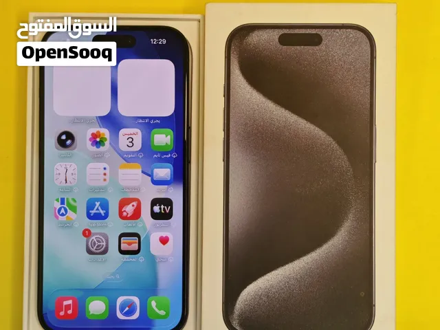 ايفون 15 برو – سعة 512 جيجا – أزرق تيتانيوم بطارية 78% مستعمل كالجديد