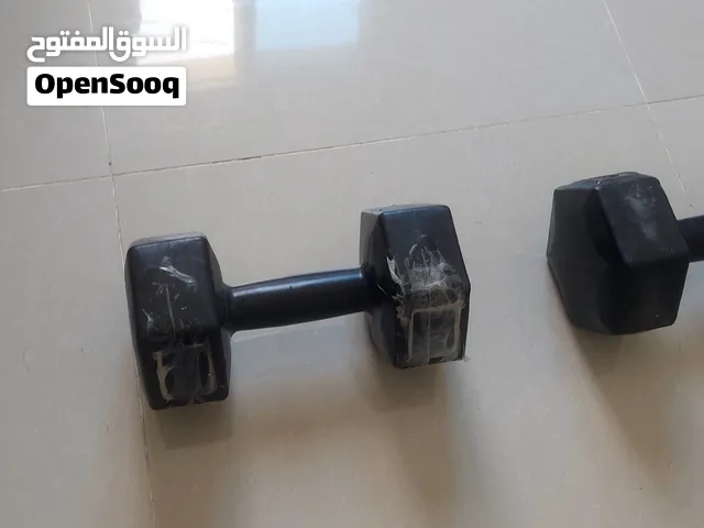 طقم أثقال (دمبلز) مستعمل للبيع - بحالة جبده