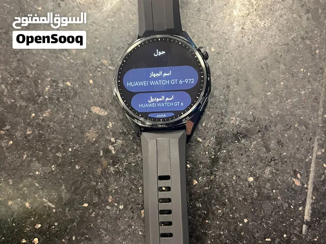 ساعة هواوي Gt6 نظيفة جدا للبيع او للبدل على هواوي فيت برو 5
