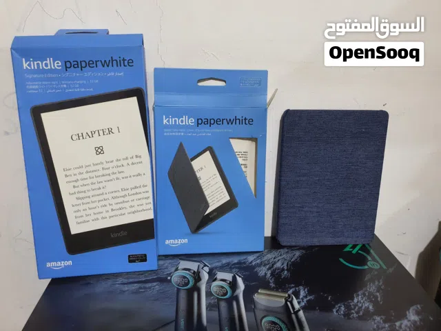 جهاز كندل مع كفر kindle paperwhite 11th Gen 32 GB