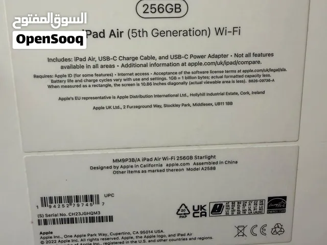 I pad air 5 th generation::400 Apple pen 2nd generation :65