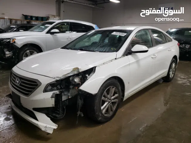 HYUNDAI SONATA 2017 WHITE SMALL ACCIDENT,AMERICAN SPECS,VCC PAPER 5NPE24AF6HH573302