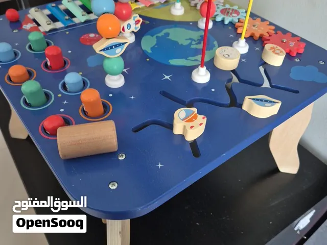 Wooden Activity Table for Toddlers – Multi-Activity Learning Table