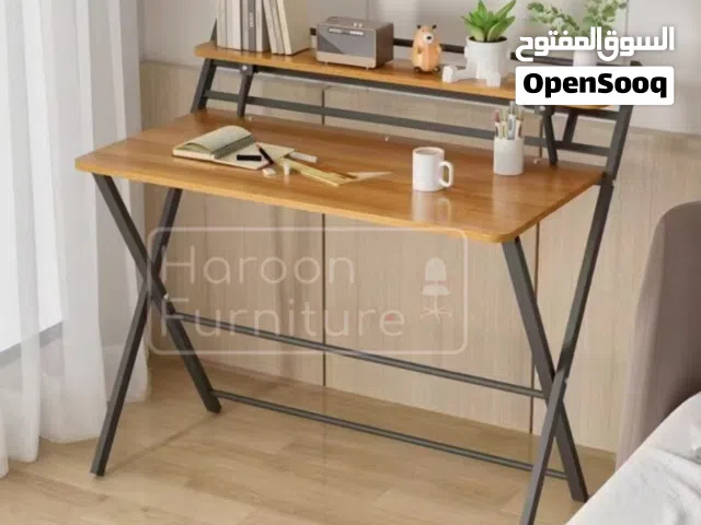 مكتب مميز مع رف قوي ومتين عرض 80 ارتفاع 73
