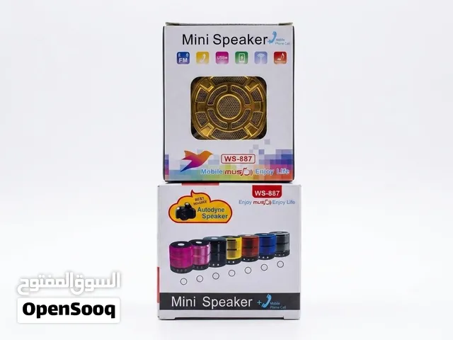 Mini Wireless Bluetooth Speaker WS-887 – FM Radio, SD Card, Hands-Free Calling (Brand New)