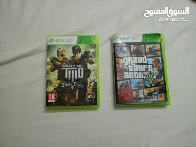 اسطوانات اكس بوكس اصلية  ARMY OF TWO العبة ب700ج وفي العاب تانية كتير اصلية