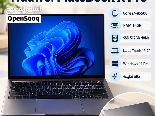 للبيع Huawei MateBook X Pro — Core i7 — شاشة Touch 3K