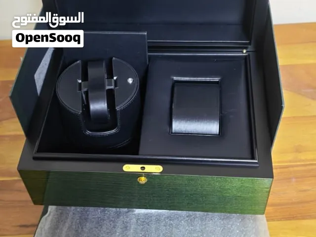 Original Audemars Piguet Luxury Green Wooden Watch Box & Winder Set