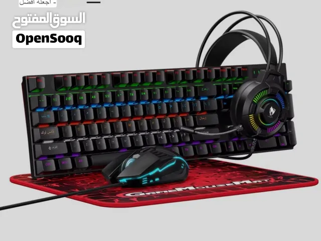طقم كيبورد ميكانيكل احترافي بإضاءة RGB – أداء قوي وتصميم عصري