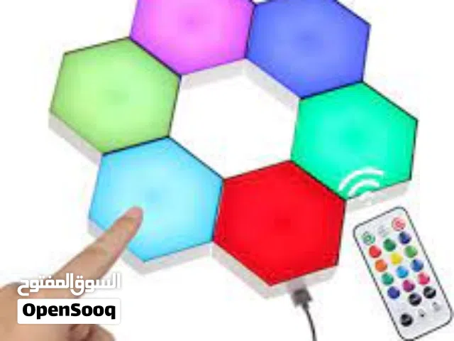 HEXAGONAL NANOLEAF LED LIGHT WITHبسعر حرق انطلق نحو عالم من الإضاءة الساحرة! REMOTE
