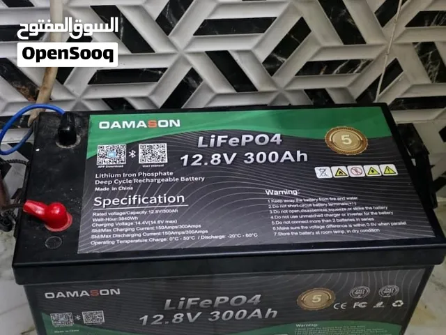 بطارية ليثيوم 300أمبير نظام 12فولت جديد