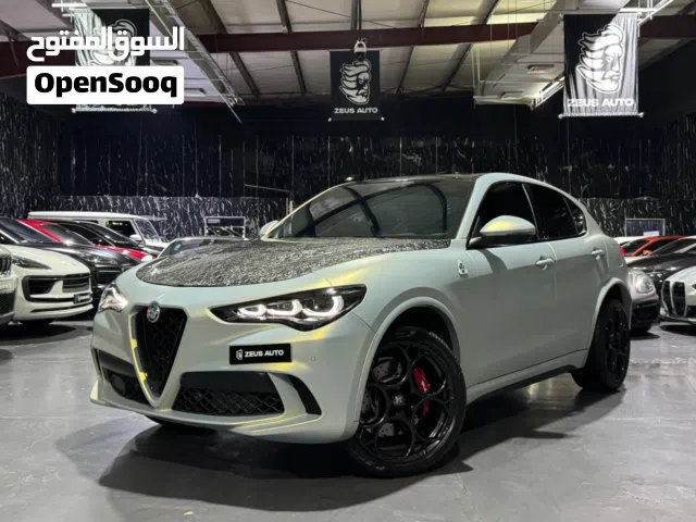 Alfa Romeo Stelvio  Quadrifoglio 2024  Low mileage GCC Silver Black Carbon