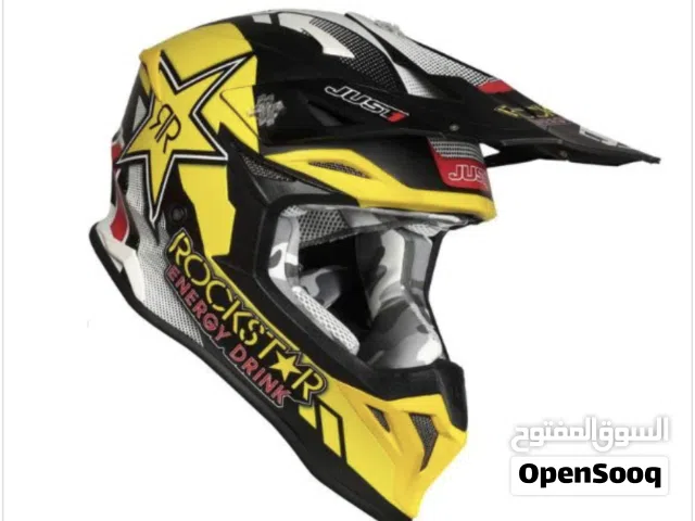 JUST1 J39 Motocros Helmet Full Face Rockstar Matte 680006