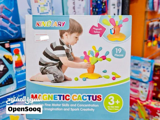 اكتشفوا لعبة الصبارة المغناطيسية الرائعة (Magnetic Cactus) من KINDIARY. 19 يتوفر التوصيل