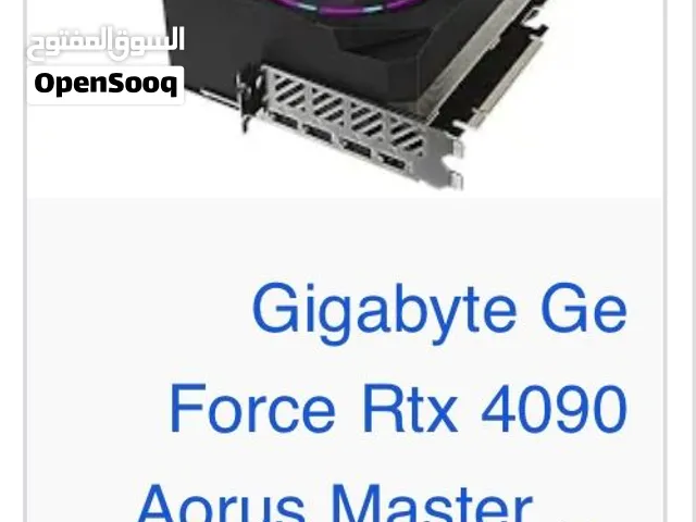 كرت نادر والاقوى Gigabyte Aorus Master Rtx 4090 24gb