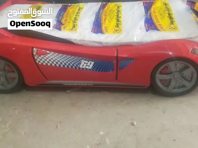 سرير اطفال نفر شكل سيارة سباق