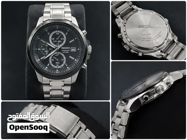 ساعة سيكو كرونوغراف أصلية (Seiko Chronograph 100M) للبيع