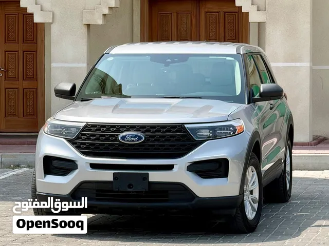 فورد اكسبلور   موديل 2021 خليجي 6 سلندر 4WD 7 مقاعد  تشيكات وكالة الطاير