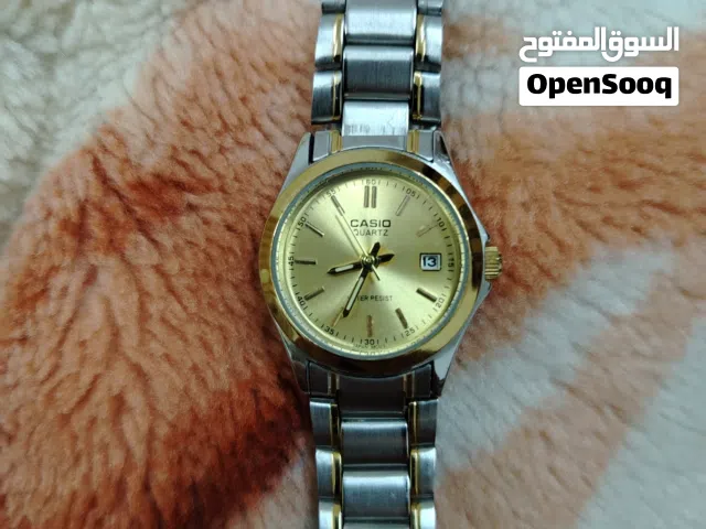 للبيع ساعة كاسيو كوارتز أصلية نسائية