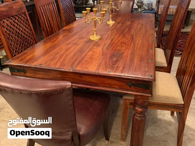MARINA home dining table with 8 chairs 295 BHD
