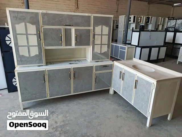 كاونتر مترين مع ملحق مترين مع سنك مرمر متر و 20