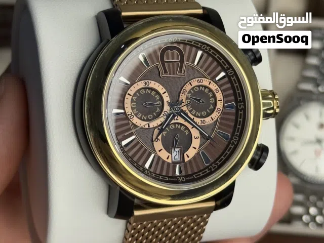 ساعة ايجنر AIGNER أصلية مع مرفقاتها  Original Aigner watch with accessories