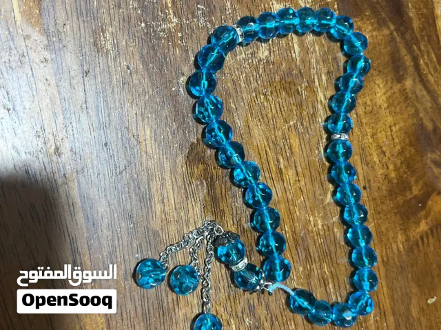 أناقة الهدوء.. سبحة كريستال أزرق ملكي