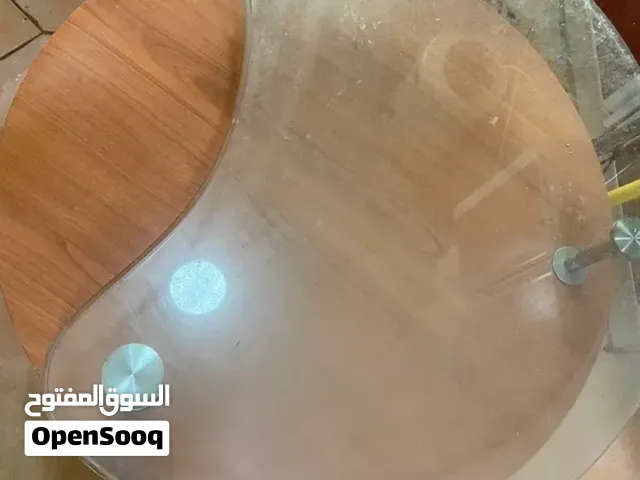 1.heavy single sofa with glass table