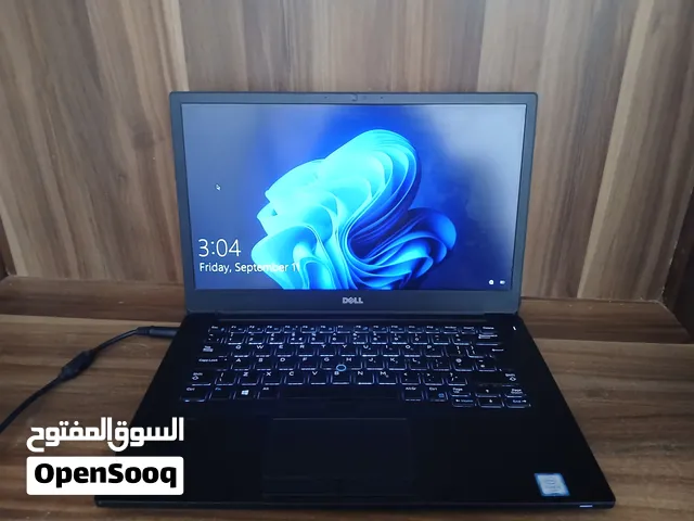 لابتوب dell latitude 7480 للبيع 256g مساحه 8 رام فريملس