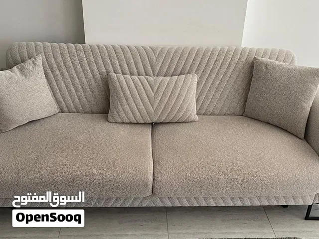 3+1+1 sofa bed with storage كنبه قابله للطي تتحول الى فراش مع مكان تخزين