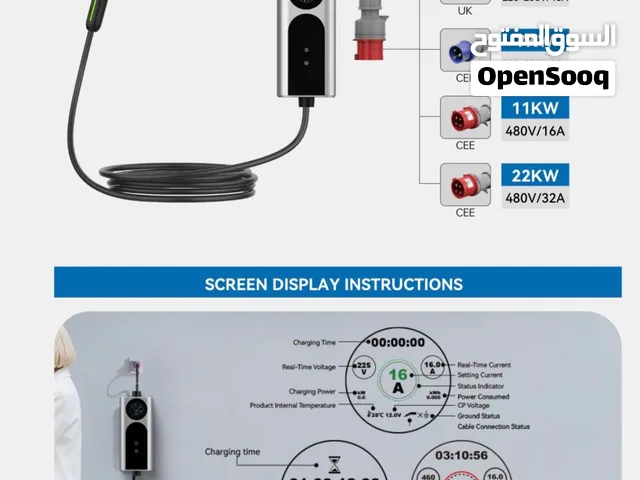 شواحن EV بريميوم — الأقوى والأأمن في الإمارات والخليج 2026  KML EV Charger – Power Up Faster.