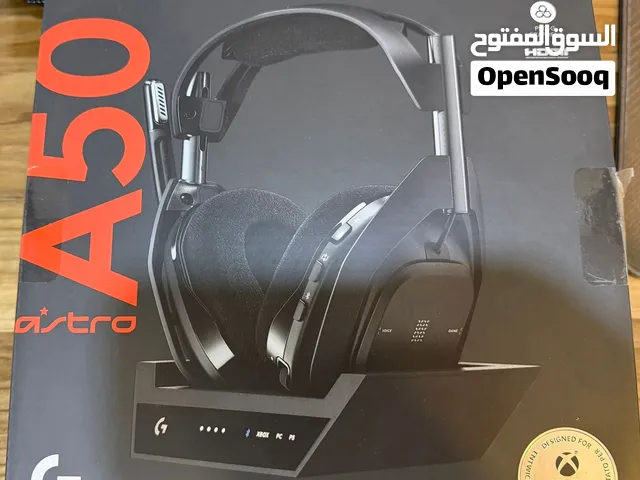 سماعات logitech astro a50 x نظيفة شغالة 100% استعمال قليل مع البوكس (شوف الوصف)والسعر بيه مجال