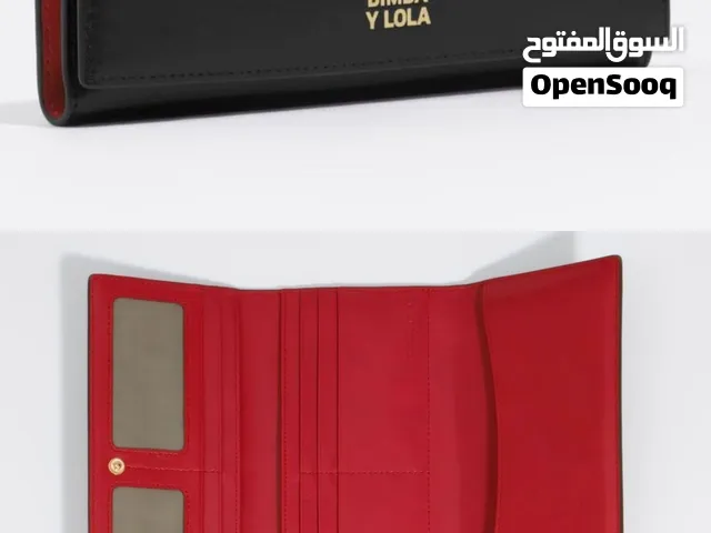 BIMBA Y LOLA Black leather continental wallet
