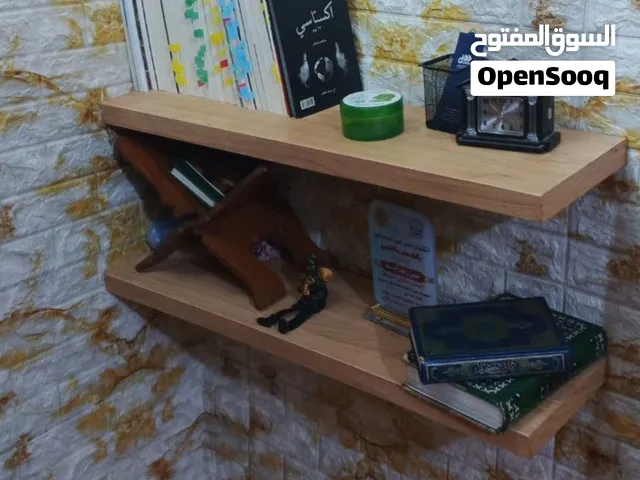 ارفف كتب خشبية للكتب والديكور