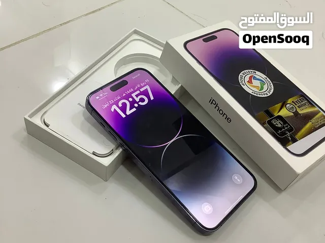 يفون 14 برو ماكس (iPhone 14 Pro Max) ذاكرة 256 جيجابايت - حالة ممتازة