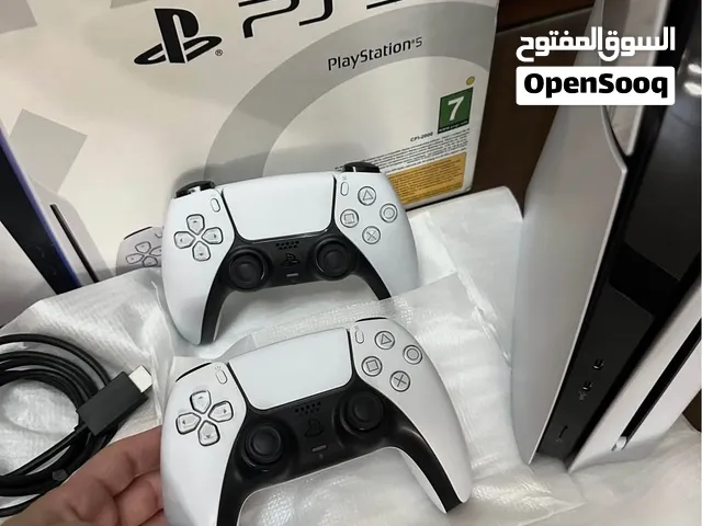 بلاستيشن 5 سليم 1tbالجهاز جديد وما استهلاك، مع الكرتون وجميع أغراضه الاصليه