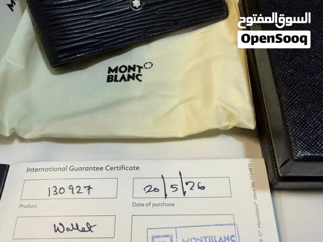 للبيع  محفظة مونت بلانك (Montblanc) أصلية