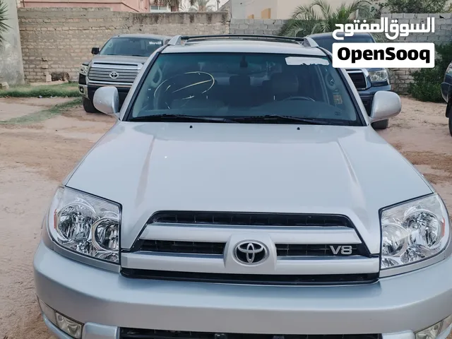 تويوتا فوررانر موديل 2004 لون رصاصي ساحليه شاصي درجه اولى كربون موجود بالكامل الاصلي سيريه قومه جديد