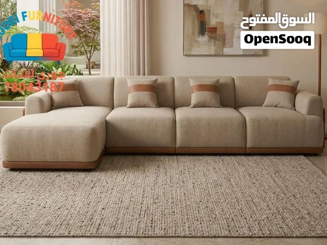 Corner sofa L shape comfortable 3 year warranty soft foam waterproof fabric original wood, joori Fur