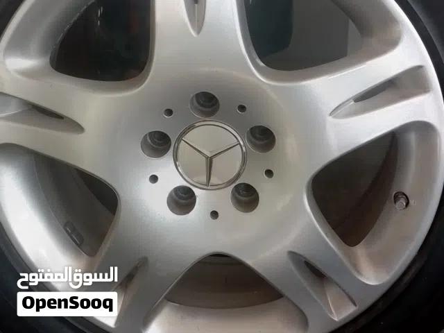 جنط مرسيدس قياس 17 وكاله مع كاوشوك نظيف جنط اصلي بركب ع باص فيتو
