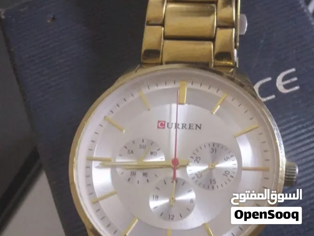 ساعة Westar سويسرية راقية مطلية بذهب عيار 18- بحالة ممتازة للبيع السريع +Casio  3:ساعة:CURREN