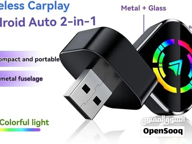 Wireless CarPlay & Android Auto Adapter – 2-in-1 Turn your compatible wired CarPlay system into a wi