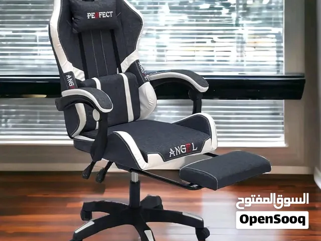 استلم وادفع كرسي ألعاب ومكتب احترافي مريح قابل للإمالة – رمادي وأبيضGray White Gaming Chair Pro.....
