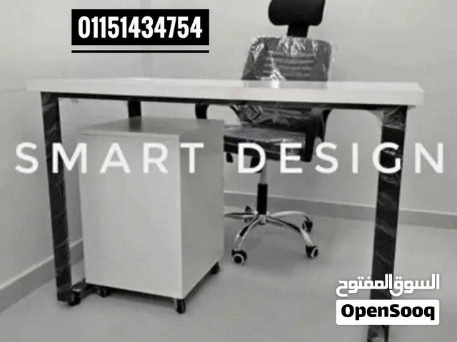مكتب خشب mdfاسبانى بشاسيه معدن +وحده ادراج متحركه سنتر لوك متاح تنفيذ جميع الاشكال والمقاسات
