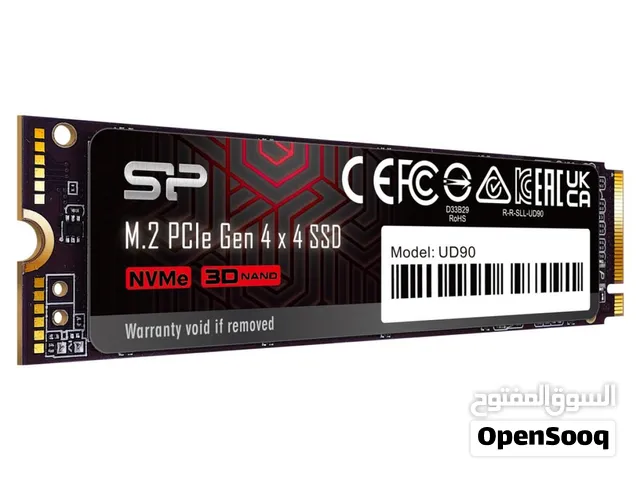 SSD Silicon Power UD90 500GB، NVMe SSD، M.2 PCIe Gen 4x4 قرص للكمبيوتر