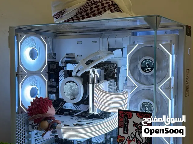Full white pc for sale - للبيع بيسي تجميعة بيضا ثلجية